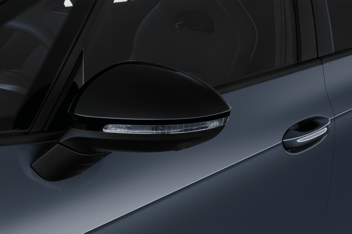 Rückspiegel eines VW ID.3 Neo (KI-generiert)