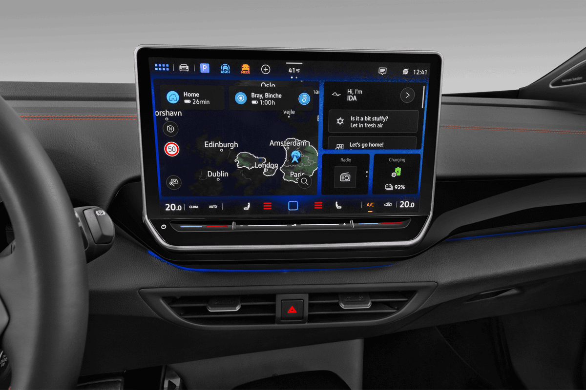 Mittelkonsole eines VW ID.4