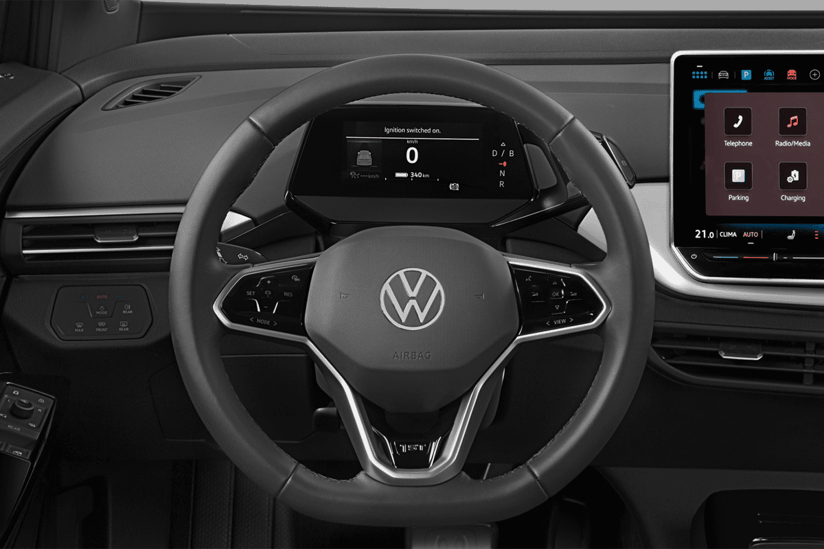 Lenkrad eines VW ID.4 GOAL