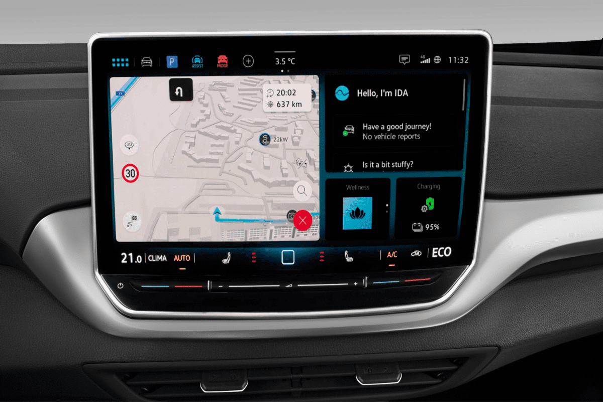 Klimasteuerung eines VW ID.4 GOAL