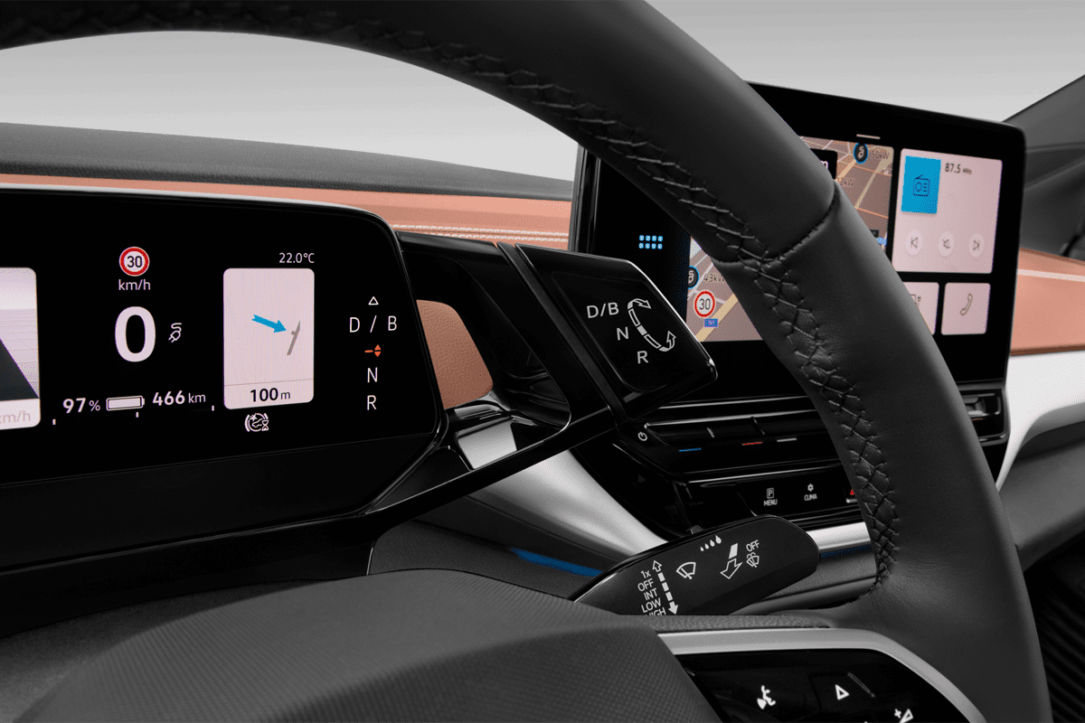 Schaltknüppel eines VW ID.5 GOAL