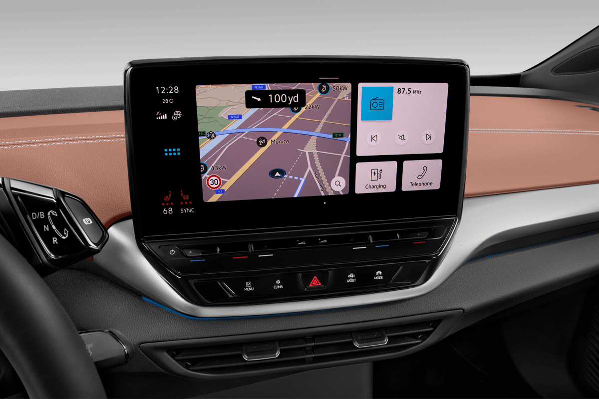 Mittelkonsole eines VW ID.5 GOAL