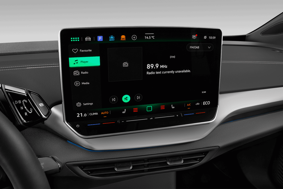 Mittelkonsole eines VW ID.5