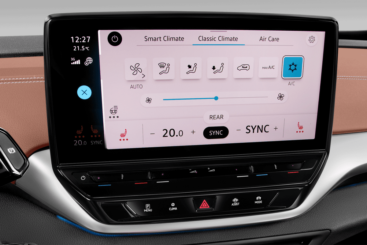 Klimasteuerung eines VW ID.5