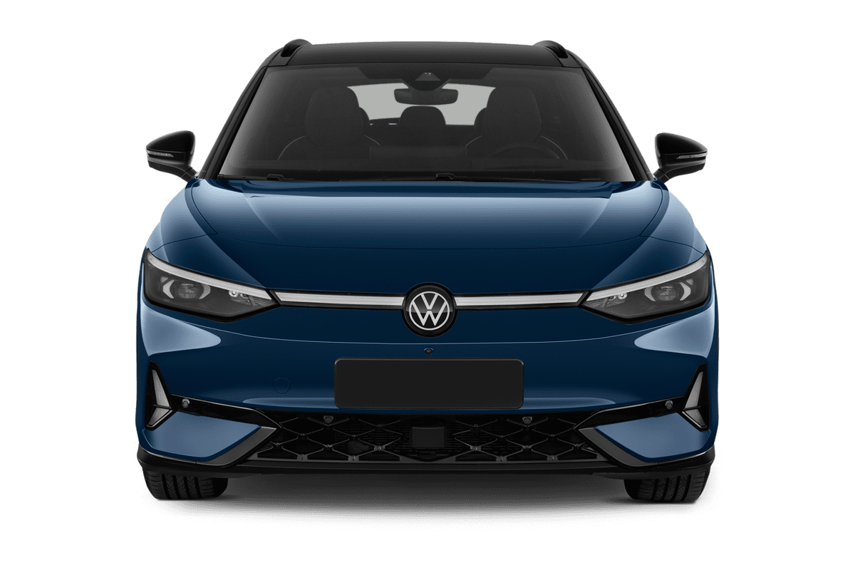 Frontansicht eines VW ID.7 Tourer , freigestellt