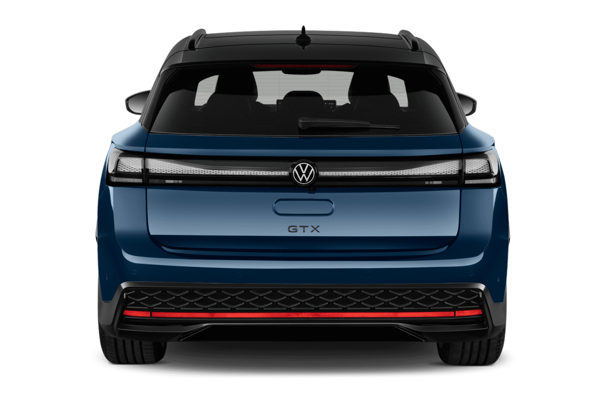 Heckansicht eines VW ID.7 Tourer 