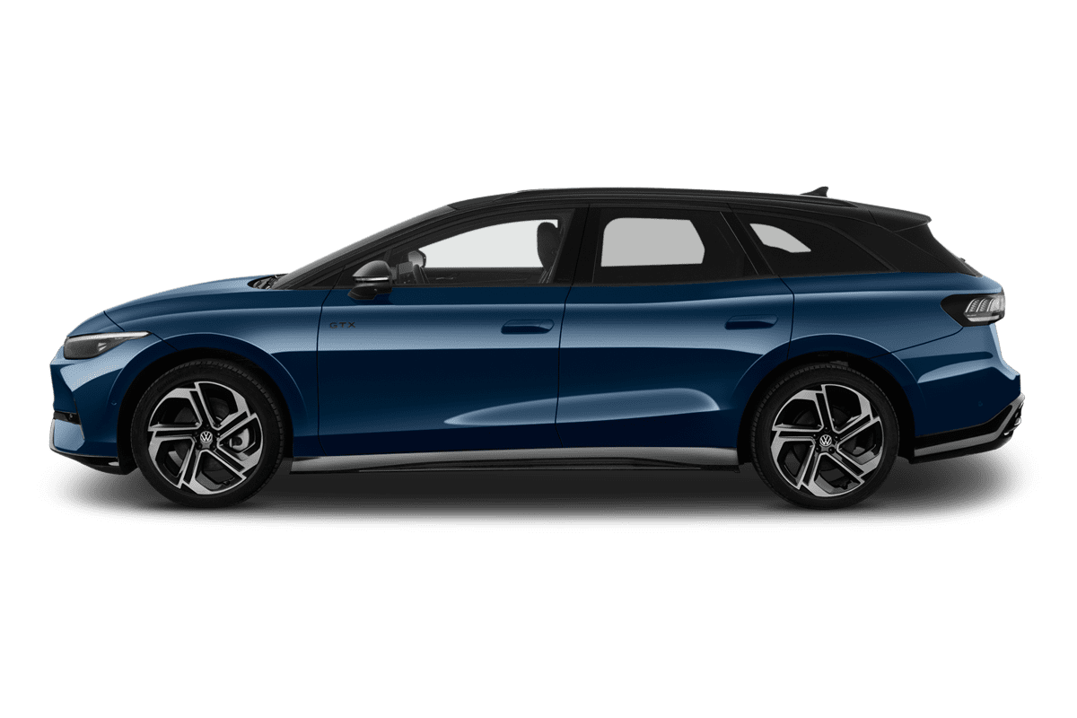 Seitenansicht eines VW ID.7 Tourer 