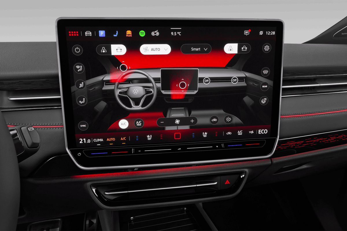 Klimasteuerung eines VW ID.7 Tourer 