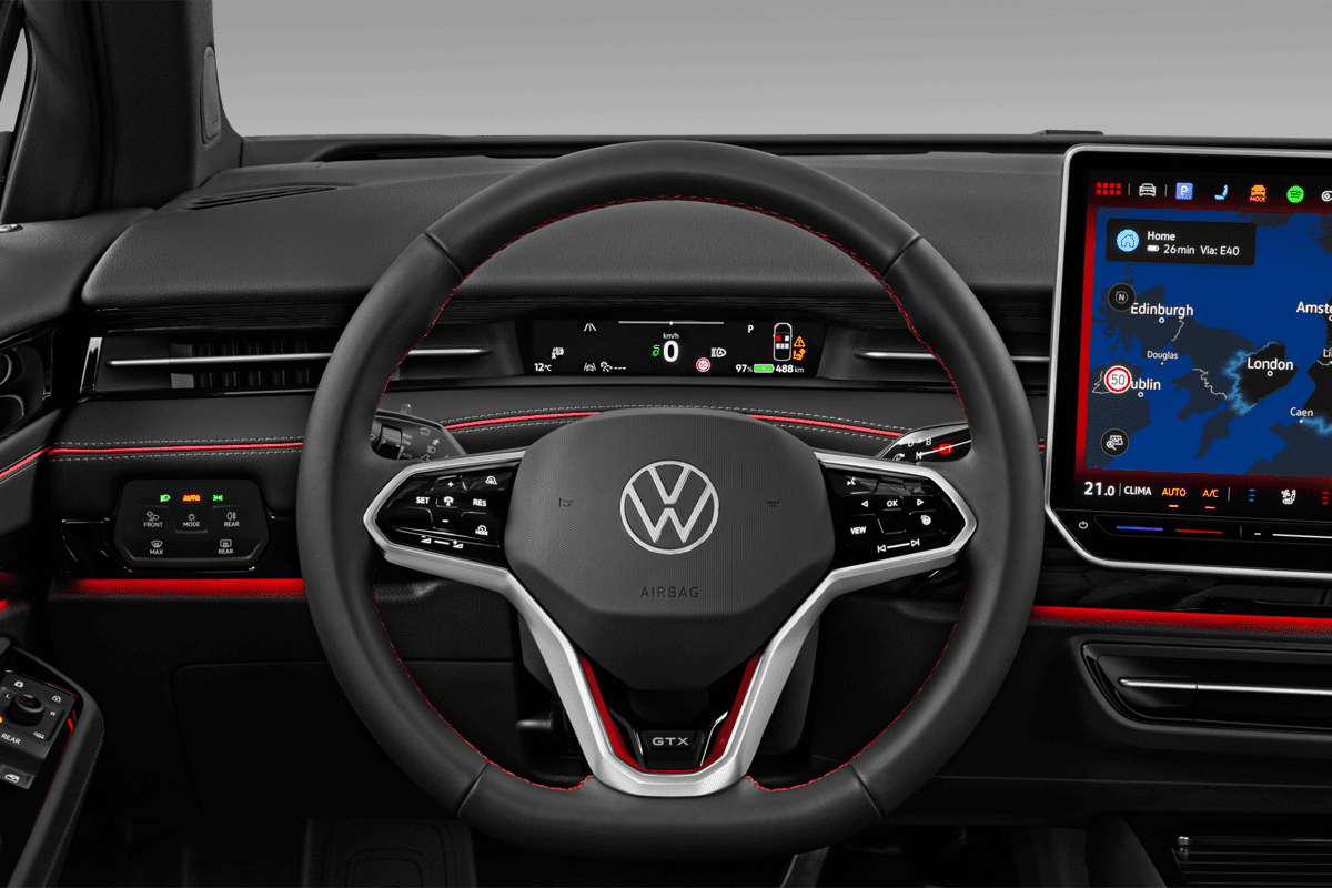 Lenkrad eines VW ID.7 Tourer 