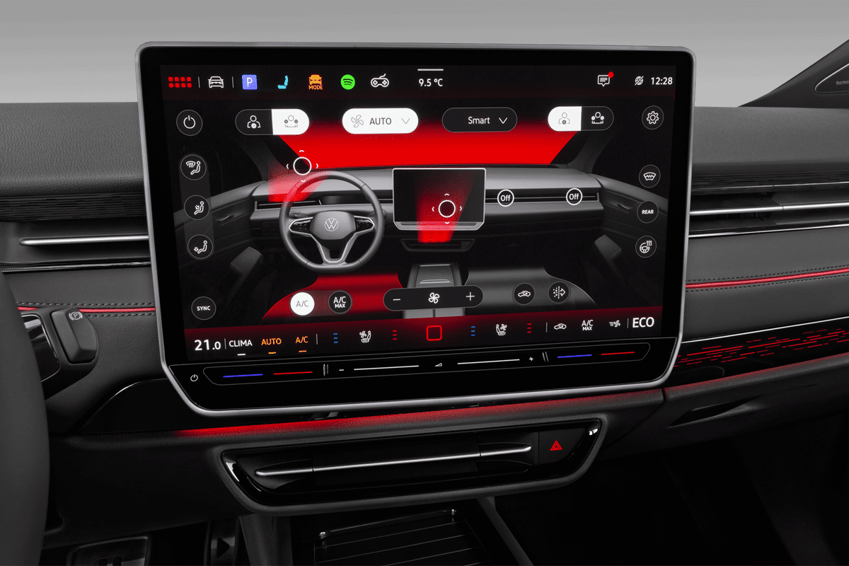 Klimasteuerung eines VW ID.7 Tourer 
