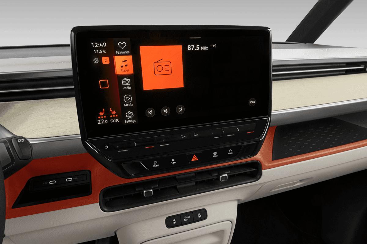 Audiosystem eines VW ID. Buzz GTX