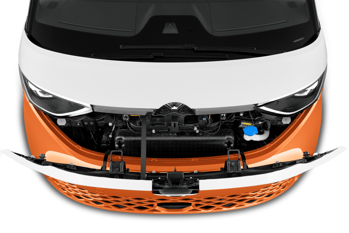 Motorraum eines VW ID. Buzz GTX
