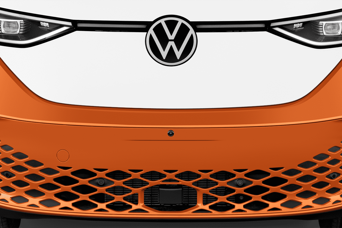 Kühlergrill eines VW ID. Buzz GTX