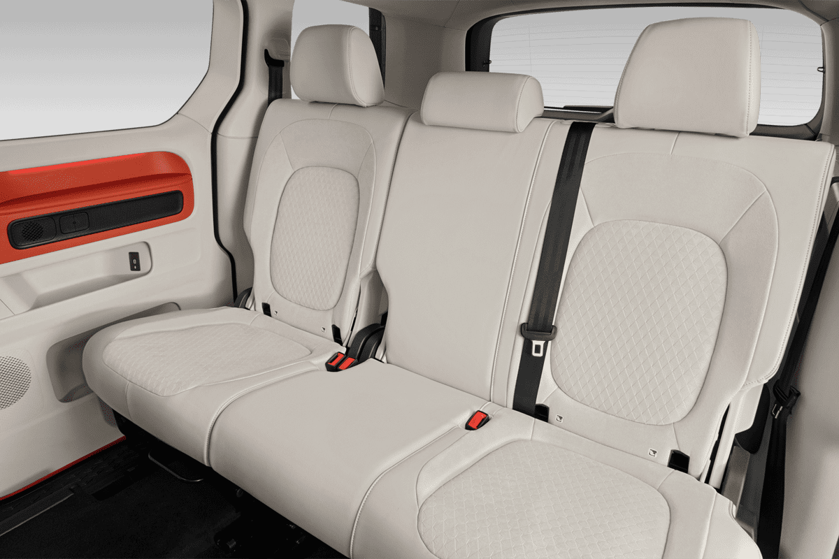 Rücksitzbank eines VW ID. Buzz GTX