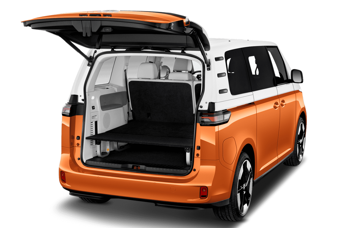 Kofferraum eines VW ID. Buzz GTX