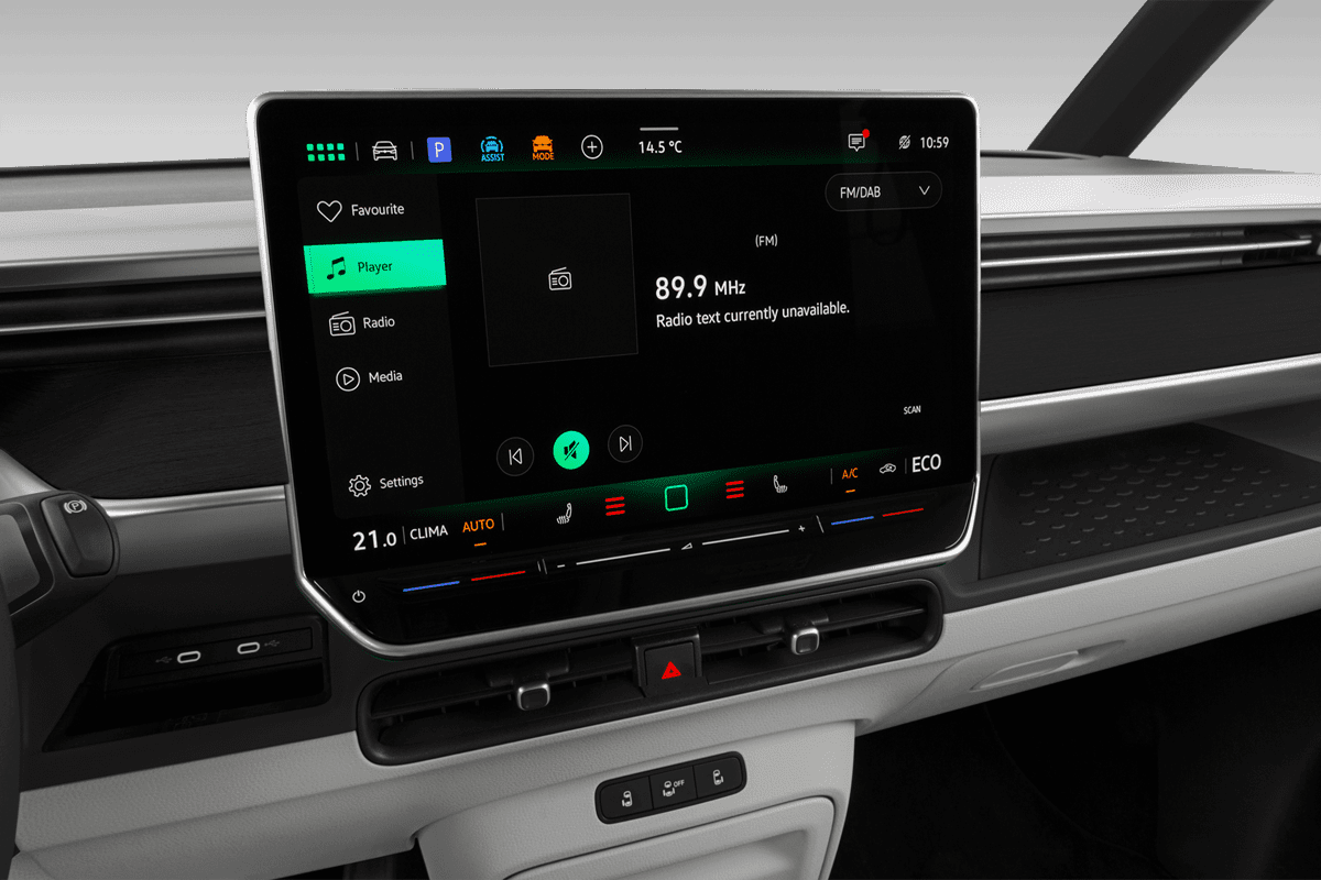 Audiosystem eines VW ID. Buzz