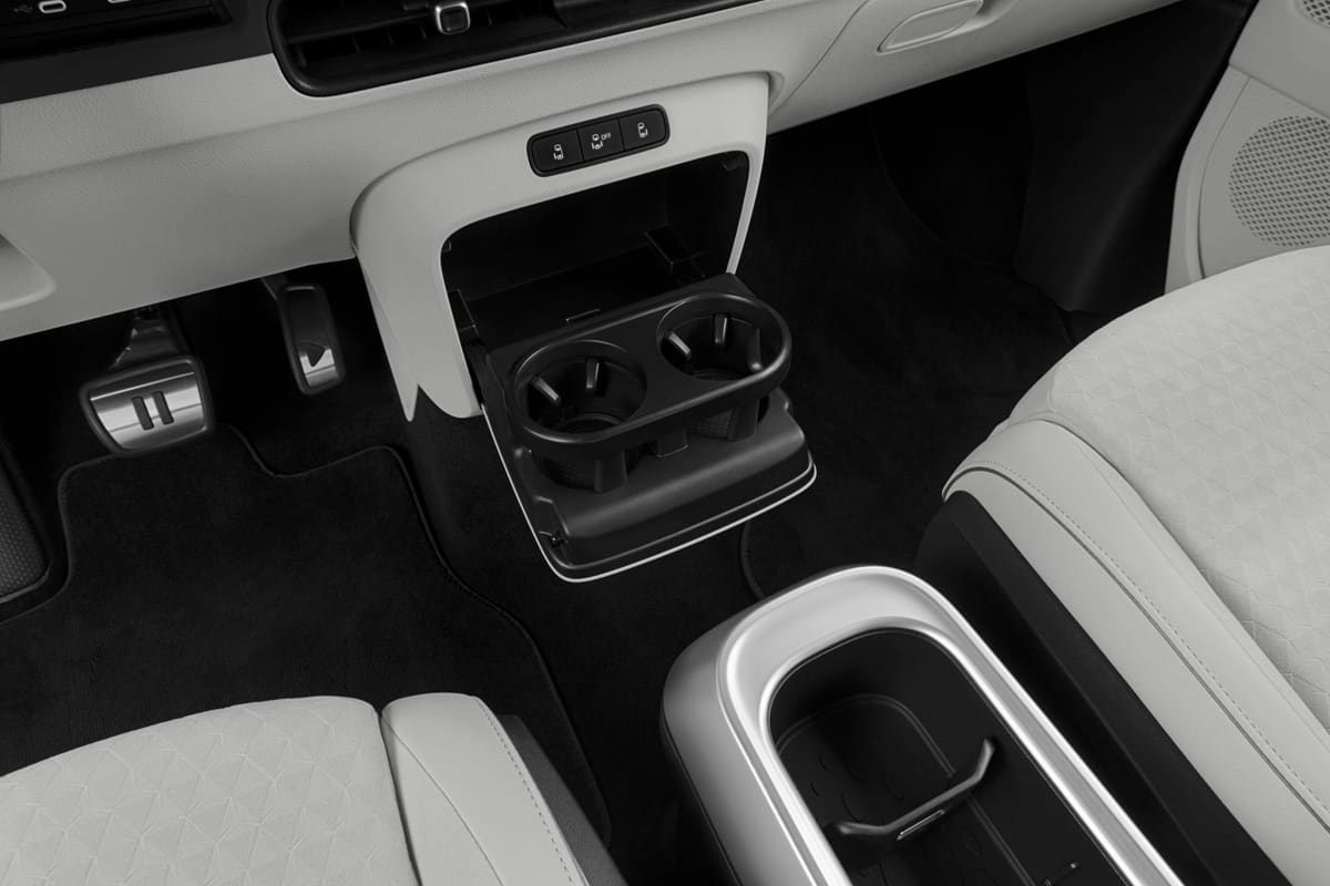 Schaltknüppel eines VW ID. Buzz