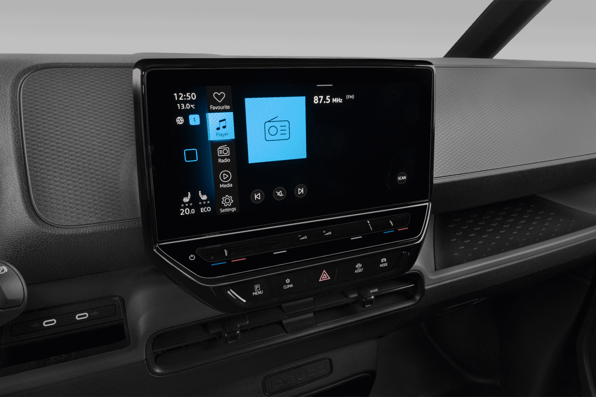 Audiosystem eines VW ID. Buzz Cargo