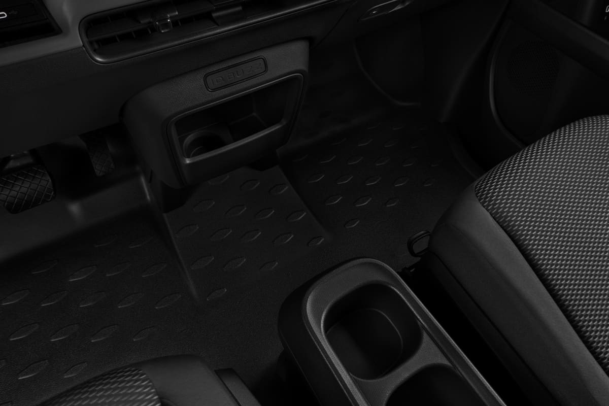 Schaltknüppel eines VW ID. Buzz Cargo