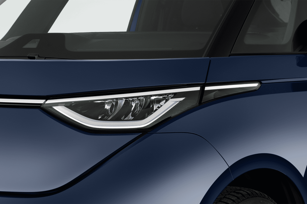 Frontscheinwerfer eines VW ID. Buzz Cargo