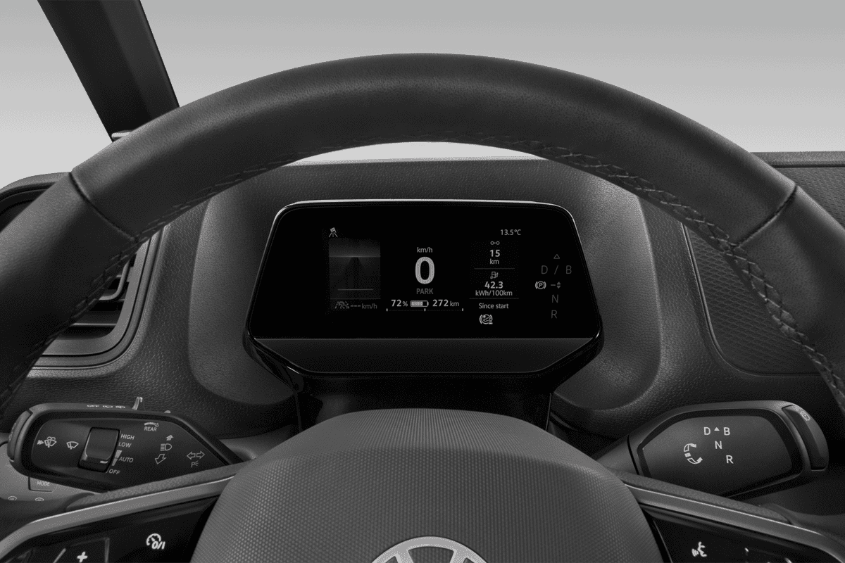 Kombiinstrument eines VW ID. Buzz Cargo