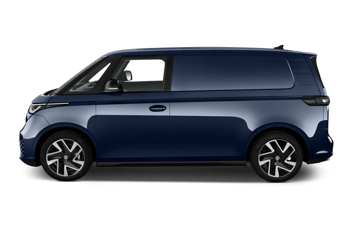 Seitenansicht eines VW ID. Buzz Cargo