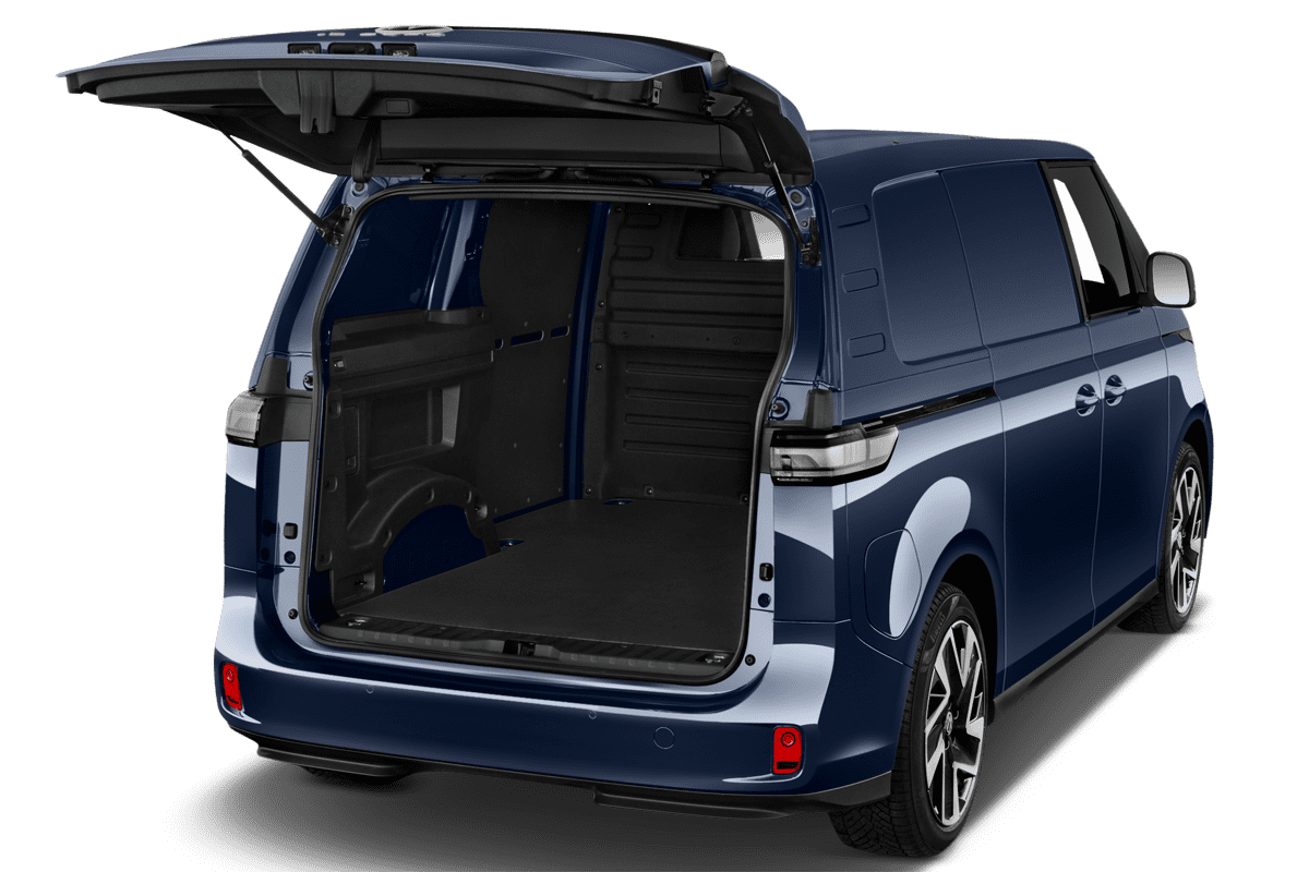 Kofferraum eines VW ID. Buzz Cargo