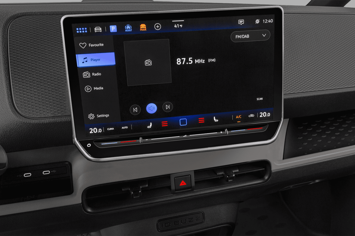 Audiosystem eines VW ID. Buzz Cargo