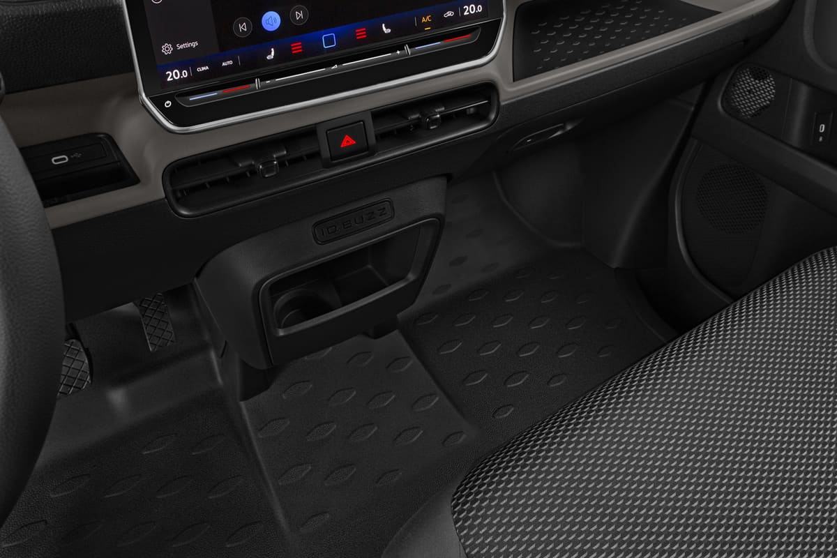 Schaltknüppel eines VW ID. Buzz Cargo