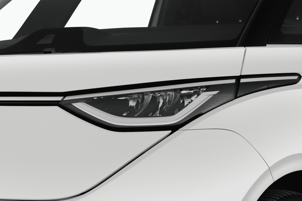 Frontscheinwerfer eines VW ID. Buzz Cargo