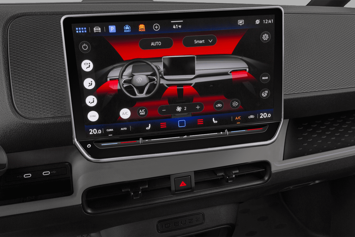 Klimasteuerung eines VW ID. Buzz Cargo