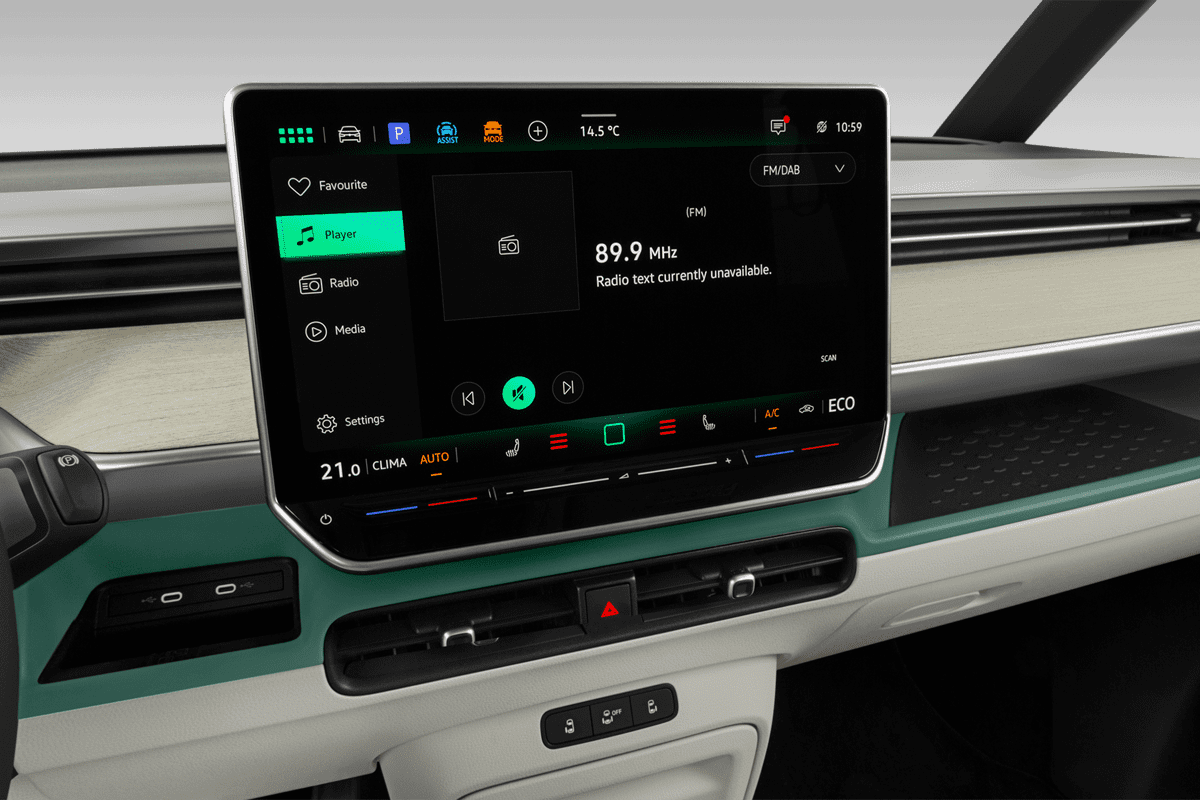 Audiosystem eines VW ID. Buzz