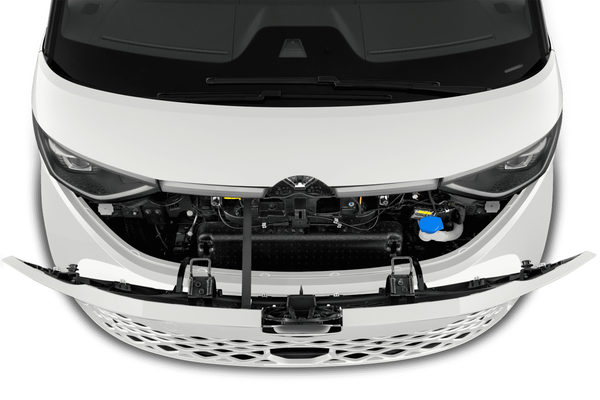 Motorraum eines VW ID. Buzz