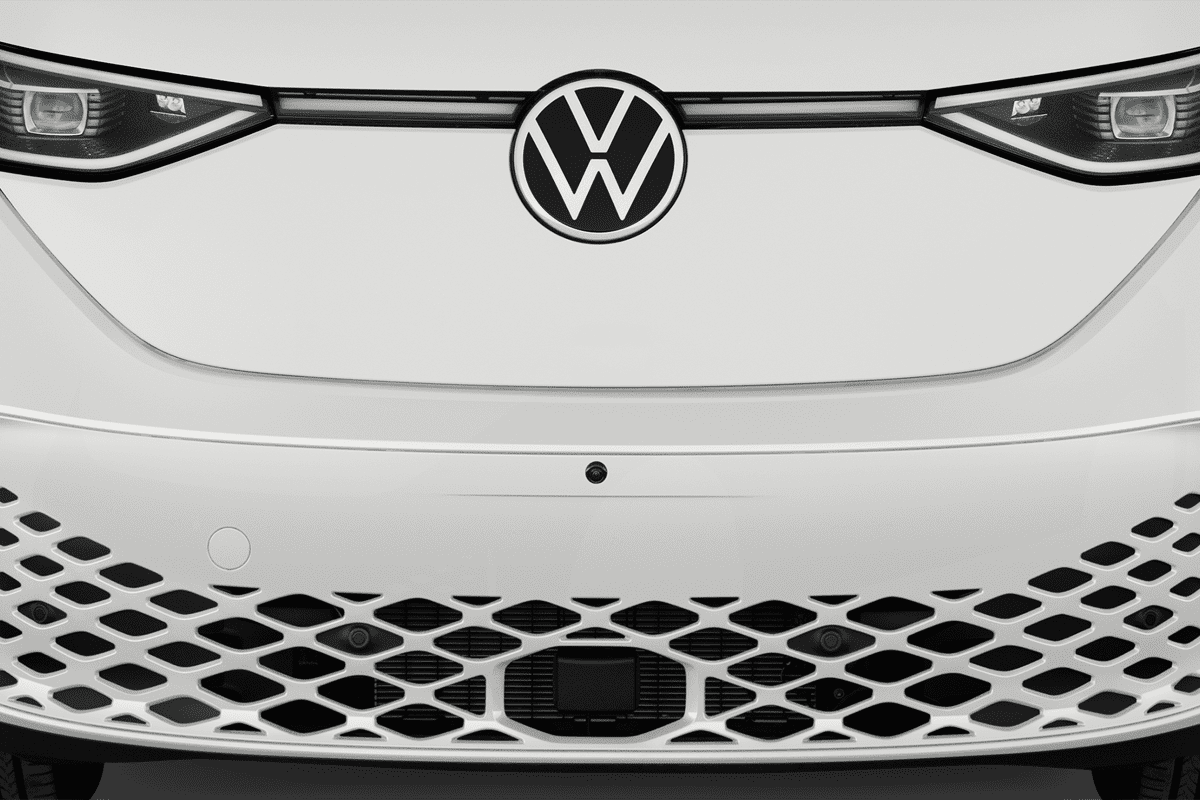 Kühlergrill eines VW ID. Buzz