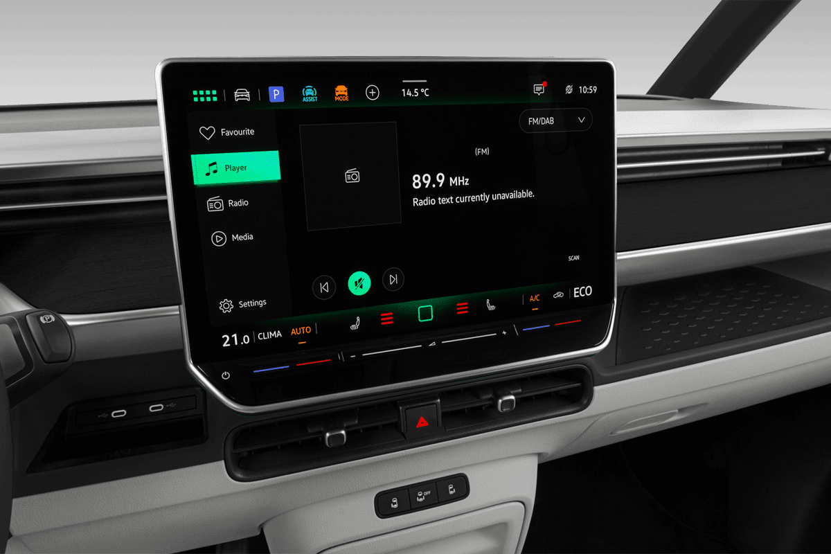 Audiosystem eines VW ID. Buzz