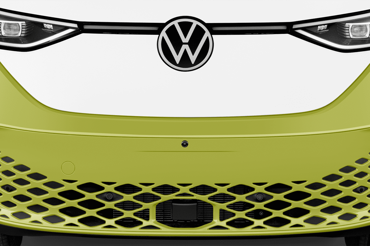 Kühlergrill eines VW ID. Buzz