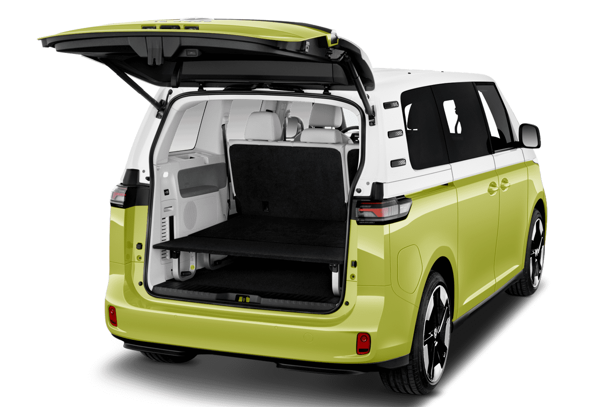Kofferraum eines VW ID. Buzz