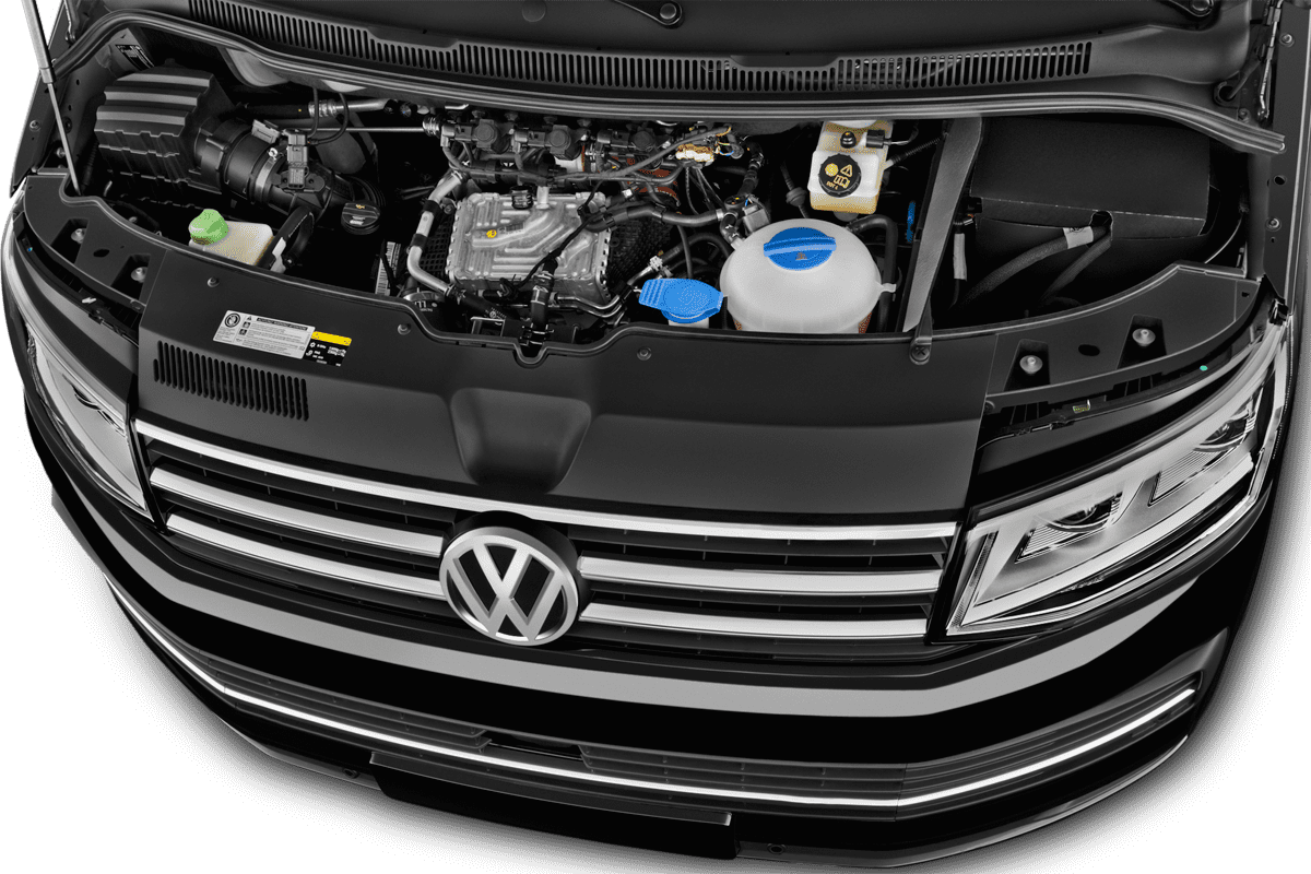 Motorraum eines VW Multivan Conceptline