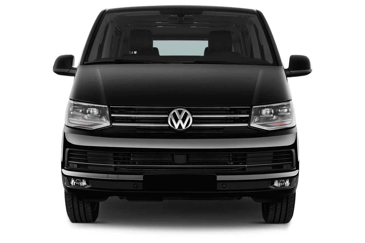 Frontansicht eines VW Multivan Conceptline, freigestellt