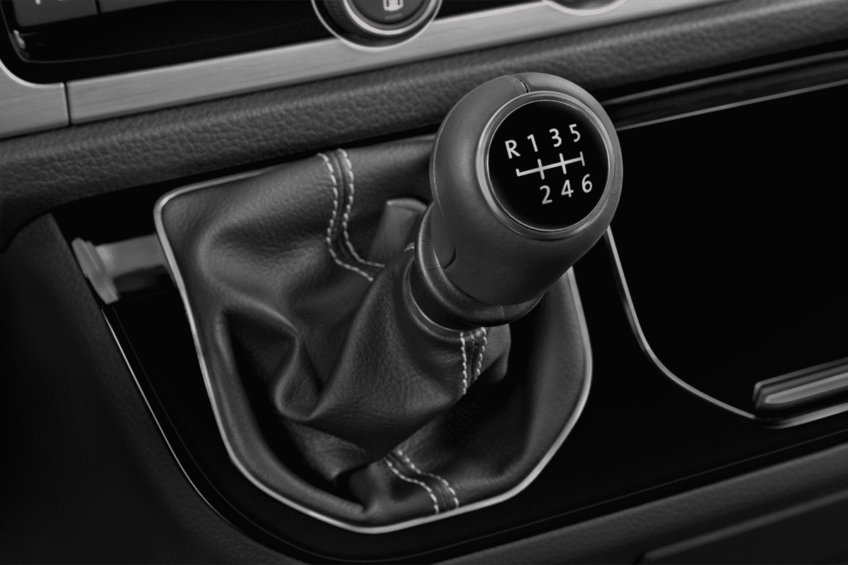 Schaltknüppel eines VW Multivan Conceptline