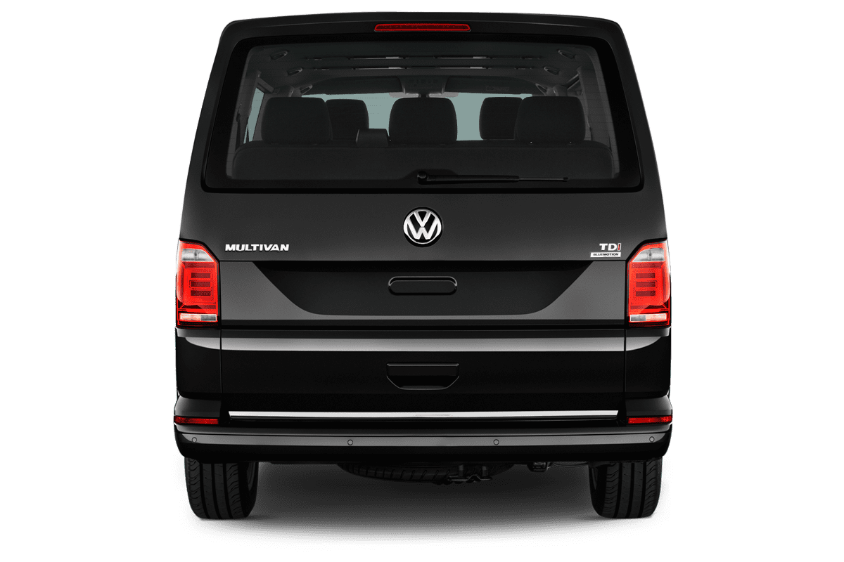 Heckansicht eines VW Multivan Conceptline