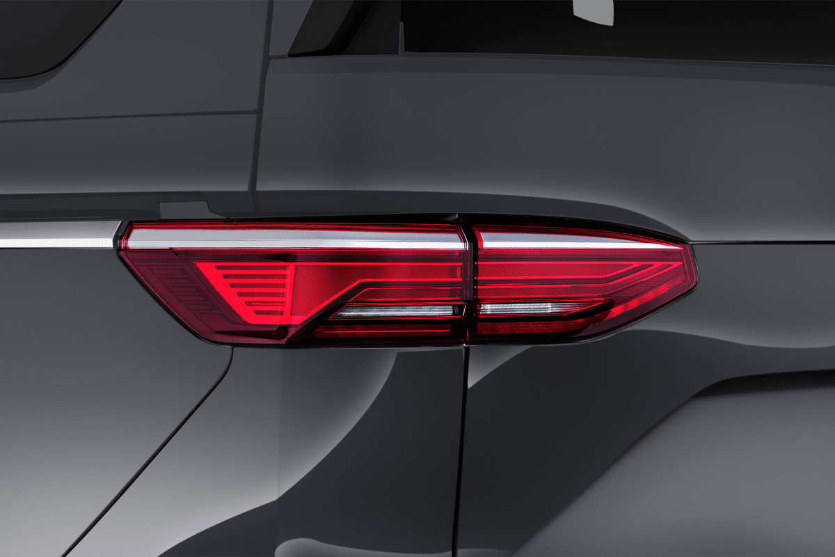 Heckleuchten eines VW Multivan Plug-in-Hybrid