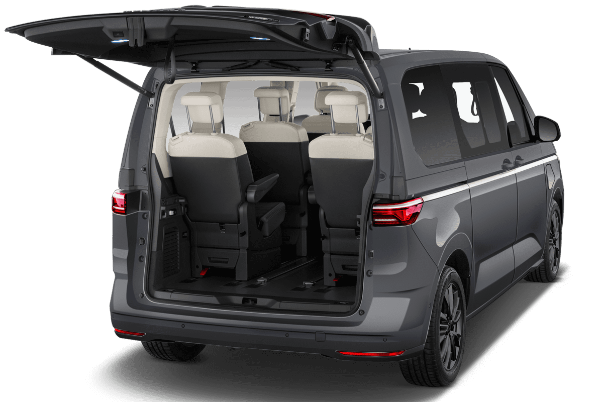 Kofferraum eines VW Multivan Plug-in-Hybrid