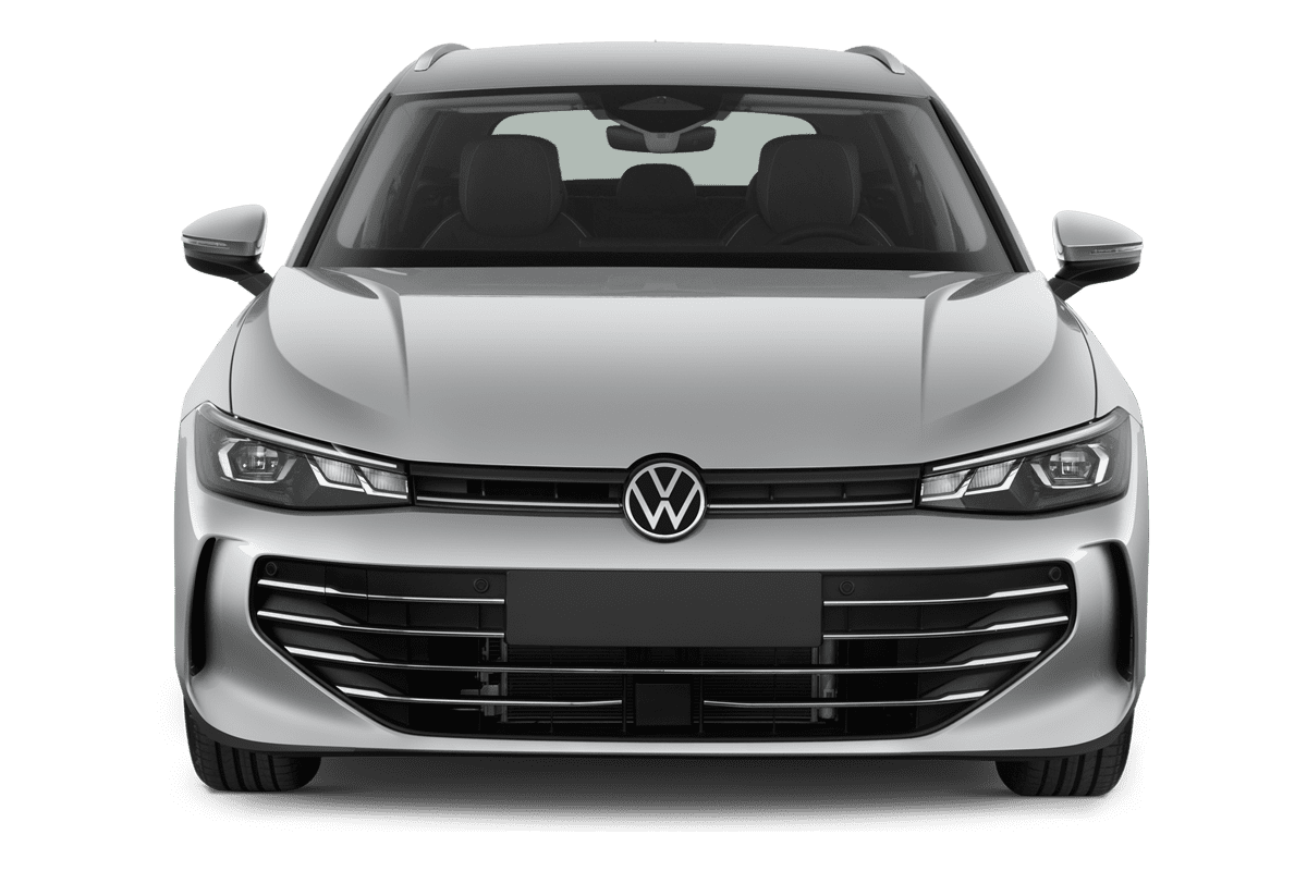 Frontansicht eines VW Passat Variant , freigestellt