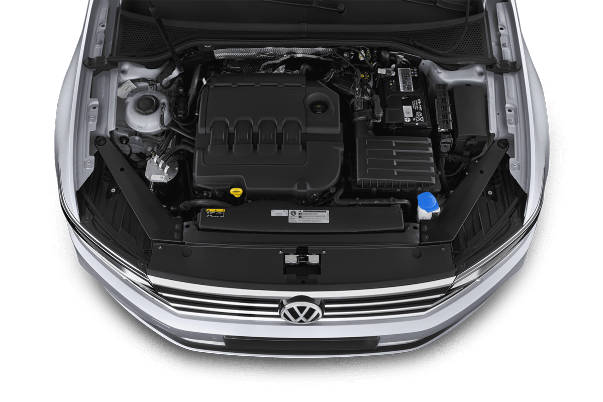 Motorraum eines VW Passat Limousine