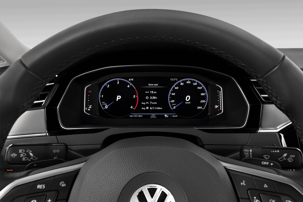 Kombiinstrument eines VW Passat Limousine