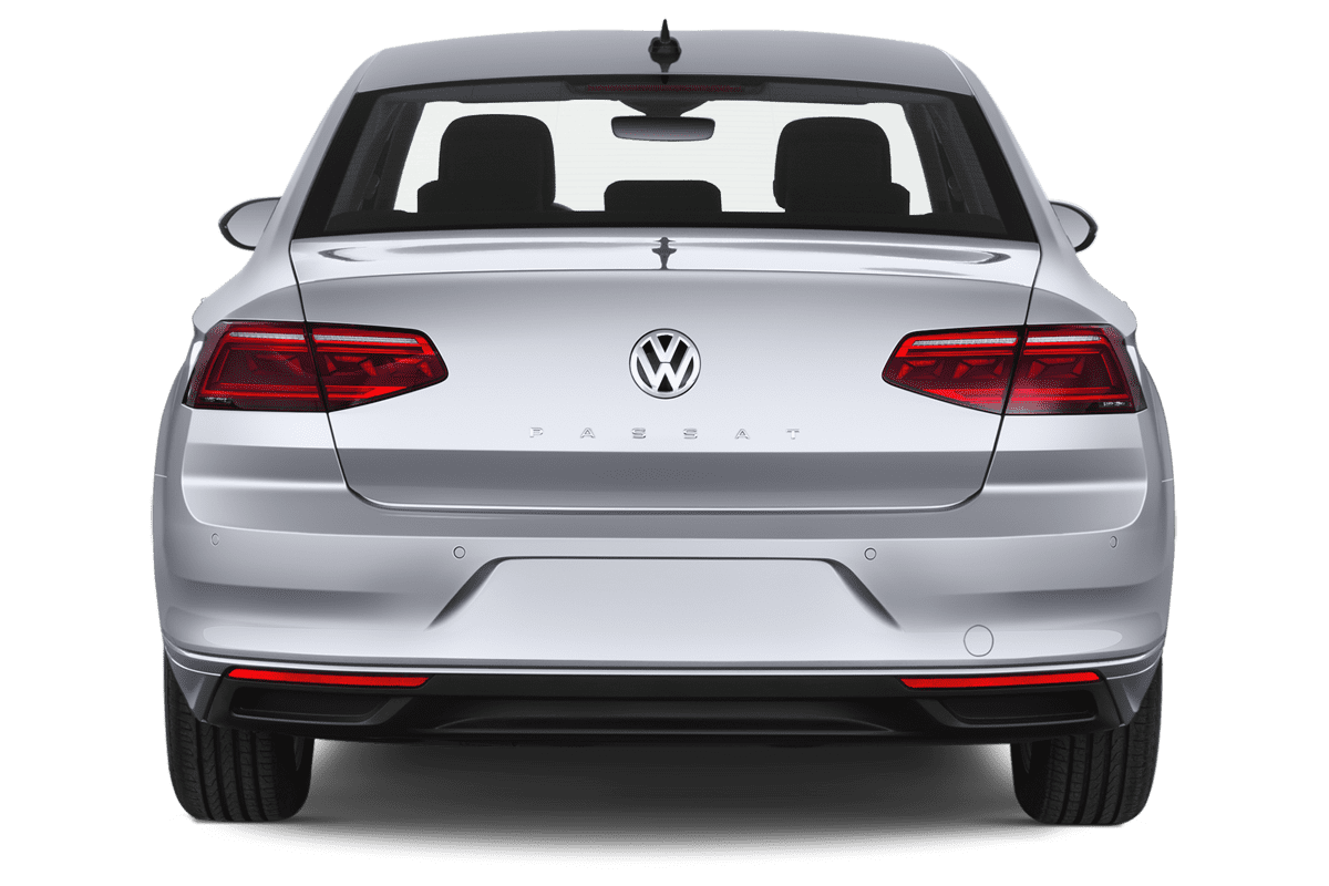 Heckansicht eines VW Passat Limousine