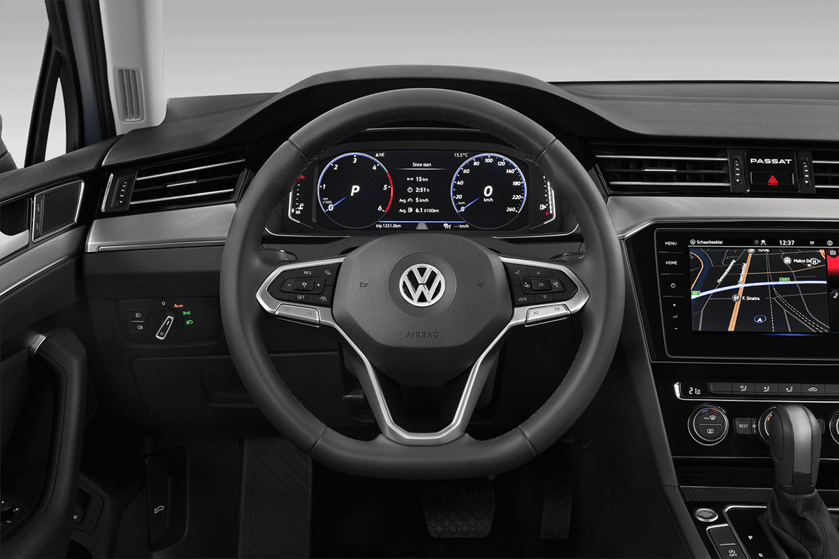 Lenkrad eines VW Passat Limousine