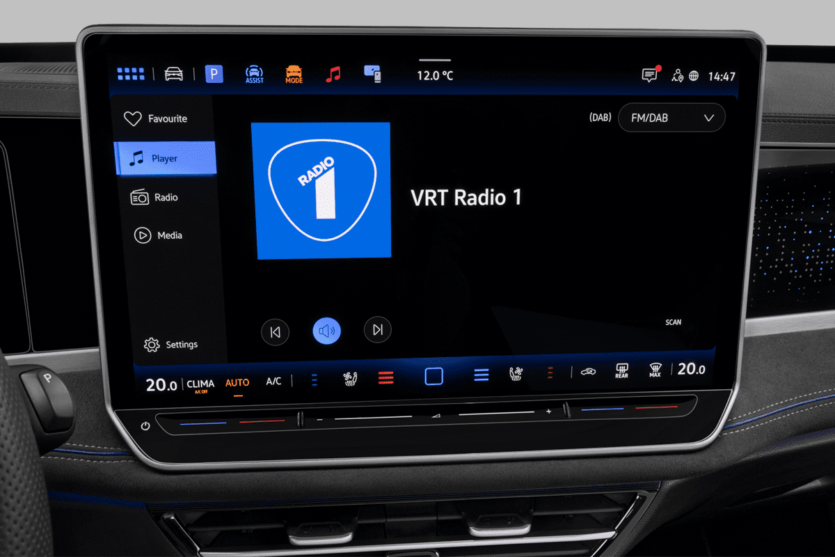 Audiosystem eines VW Passat Variant 