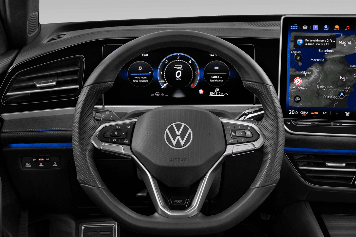 Lenkrad eines VW Passat Variant 